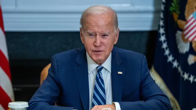 ¿Qué dijo Biden al bajarse?