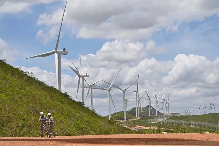 Uno de los diez parques eólicos más grandes de Brasil